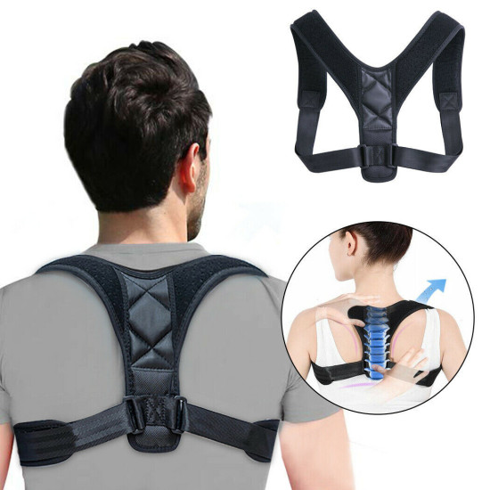 Back Posture Corrector Shoulder Straightener Brace Neck Pain Relief Women Mendo21 D0102HAHS1W