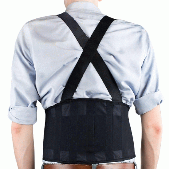 Duro-Med 632-6390-0221 Duro-Med Deluxe Industrial Lumbar Back Support - - Smallsog XS294520