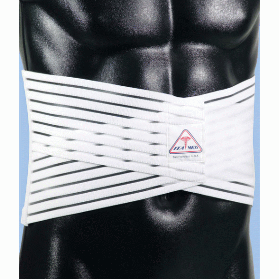 ITA-MED Breathable Elastic Back Support (Light Support): BS-221  X-Large  Whitesog ITAM058